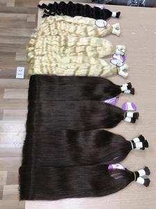 Vente en gros de paquets slaves russes Cheveux humains vierges Cheveux non transformés en vrac Taille droite 6 à 32 pouces ODM OBM - Product Image 3