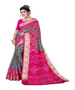 Banarasi Silk Sarees Party Wedding Indian Apparel - Product Image 4