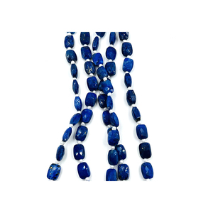 ลูกปัดลาพิสลาซูลีธรรมชาติขนาด 17 นิ้ว รูปทรงคุชชั่น 7x9 มม. ลูกปัดคริสตัลกึ่งมีค่าเจียระไน - Product Image 5