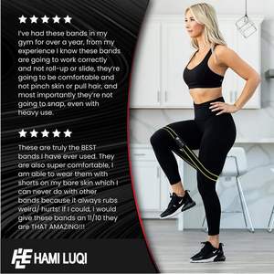 Bandes de résistance pour le yoga, l'exercice à domicile, les bandes de résistance pour les fessiers, en gros, personnalisées avec logo, pour la salle de sport et le fitness - Product Image 6