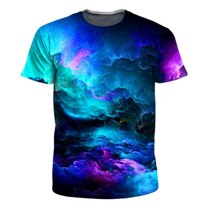 Camisetas estampadas de manga corta para hombre, camiseta de sublimación de pantalla para hombre, camisetas de algodón de talla grande - Product Image 5