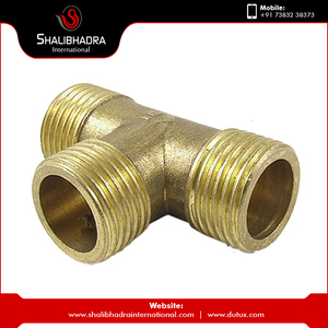 Brass Tee Male Fitting in Various Pipe Sizes 10mm 12mm 14mm 30mm 50mm High Precision Cast <b>Technics</b> Industrial Grade - Product Image 6