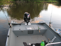 Bateau à moteur à réaction en aluminium KinOcean neuf de 20 pieds, bateau Jon pour la pêche, le surf, la rivière et le lac, capacité de 6 personnes