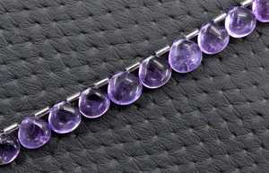 ลูกปัดอะเมทิสต์สีชมพูธรรมชาติ17ชิ้นลูกปัดรูปหัวใจเรียบเกรด AAA คุณภาพสูงสำหรับการทำเครื่องประดับสำหรับสร้อยข้อมือและสร้อยคอ - Product Image 3