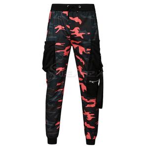 Pantalones de chándal ajustados para correr, pantalón informal con cordón, diseño de camuflaje, para gimnasio, para invierno - Product Image 2