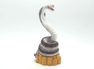 Statue de serpent blanc de 85mm à prix compétitif en polyrésine de style artisanal pour cadeaux souvenirs - Product Image 5