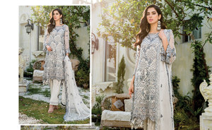 Vestido de fiesta de gasa de alta calidad para mujer, marca famosa bordada, ropa india y paquistaní Shalwar Kameez - Product Image 4