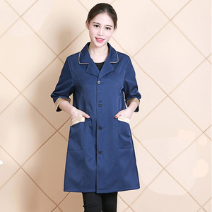 Abito da medico per medico abito da donna Slim Multicolor cappotto per allattamento Spa abiti da lavoro salone di bellezza abito bianco tuta antirughe