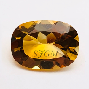 10X12mm coussin coupe Citrine naturelle en gros prix d'usine pierre précieuse en vrac à facettes de haute qualité par carat | Citrine naturelle - Product Image 1