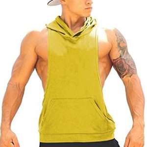 Latest fitness custom <b>stringer</b> hoodie tank tops muscle,tank top men plain screen printed gym <b>vest</b> for men - Product Image 5