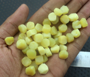 หินโอปอลสีเหลืองธรรมชาติขนาด10-12มม. 25ชิ้นเครื่องประดับทำด้วยมือทำเหมืองอัญมณีหลวมสำหรับขุดแร่ - Product Image 6