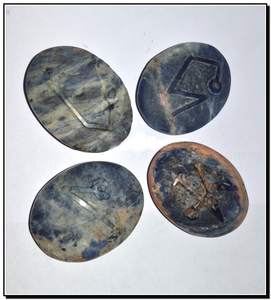 Juego de arco de sodalita, Set de Reiki, Ángel de arco de sodalita, Set de Reiki para la venta - Product Image 1