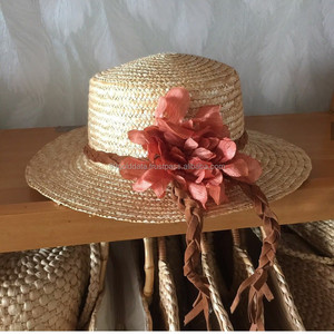 Handwoven Straw Sun Hat for Beach Vacation Resort Wear and Summer Fashion Accessories Made in Vietnam - Product Image 3