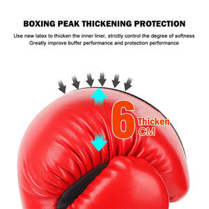 Gants de boxe personnalisés en usine, cuir de haute qualité, gants de boxe professionnels pour l'entraînement et la compétition, meilleur équipement de boxe - Product Image 6