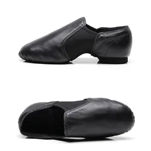 Jieruiya Leather Jazz Dance Shoes Slip-On for Women/Big Kid 
