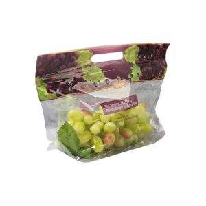 Fruit Packaging <b>Bag</b> with Square Bottom Moisture Proof Ziplock & Air Holes LDPE Material HAPLAST Brand - Product Image 3