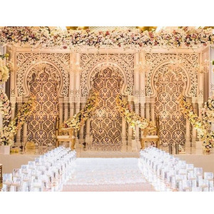เวทีงานแต่งงานหรูหราแบบ 3 มิติ ใยแก้วนำแสง แคนาดา เวทีพิธีแต่งงานสุดหรู โครงเวที 3 มิติ ด้านบนเวทีงานแต่งงาน โครงหลังเวที 3 มิติ ดัลลัส ออสเตรเลีย สหราชอาณาจักร - Product Image 1