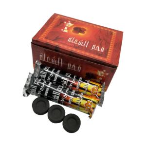 HongQiang Incense Charcoal Barhook Shisha Hookah <strong>Briquettes</strong> 18mm-60mm Black Round <strong>Smokeless</strong> High Heating Charcoal - Product Image 1