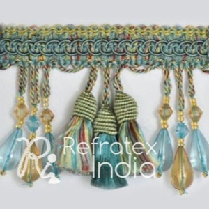 Garment Tassel Fringe Shiny Tassel Fringe - Product Image 2