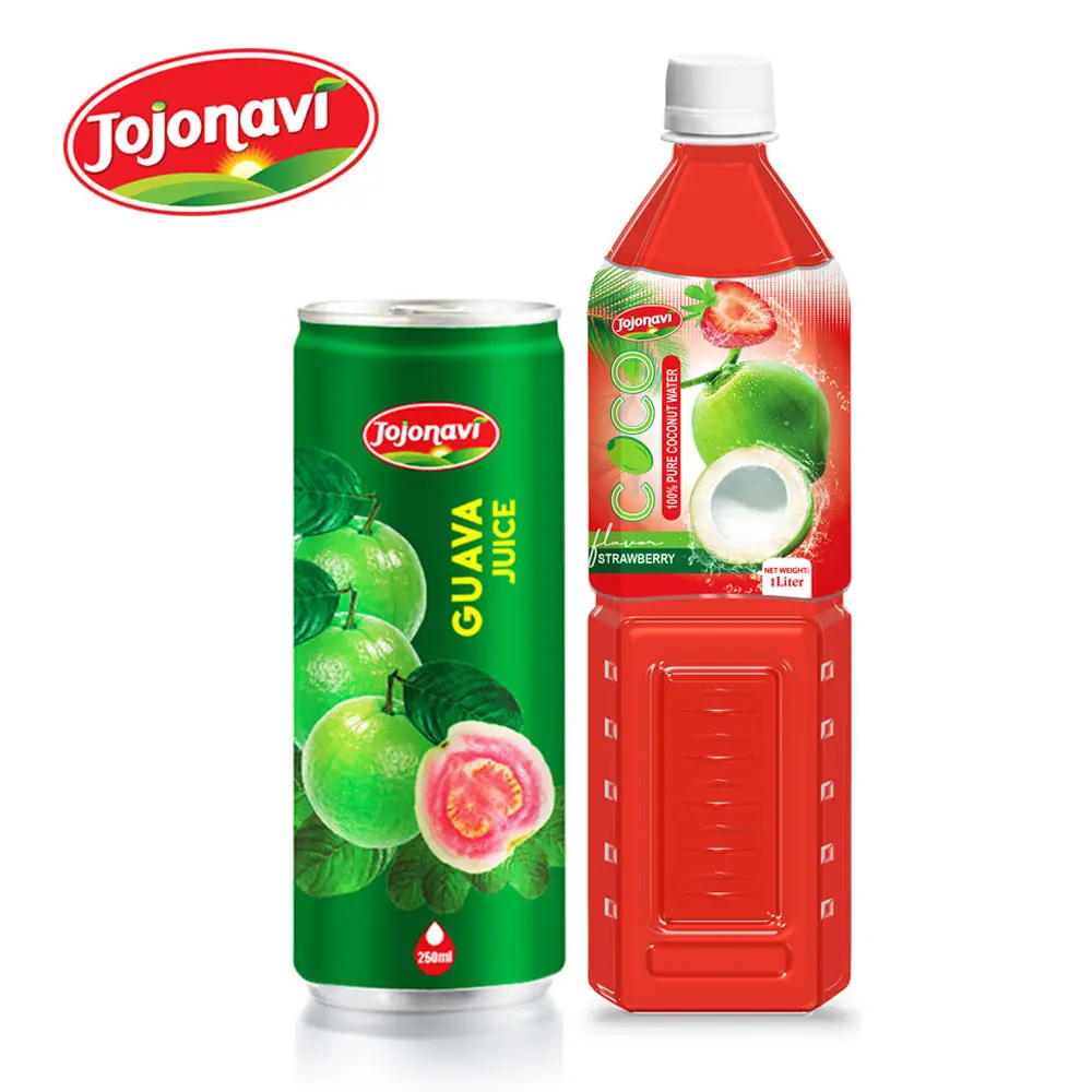 1L JOJONAVI Brand private label coconut water with Strawberry flavor
