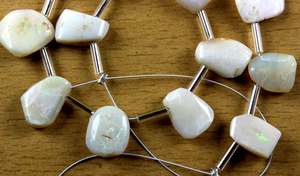 Nueva llegada 15 piezas 1 hebra de cuentas de ópalo australiano natural increíble calidad pulido piedras preciosas en bruto para piedras preciosas sueltas - Product Image 3