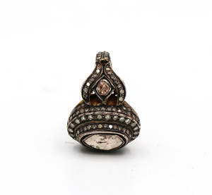 925อัญมณีโบราณ polki ทำด้วยมือเงินสเตอร์ลิงเครื่องประดับวิคตอเรียสำหรับขายส่ง - Product Image 5