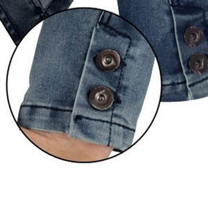 OEM Blankเที่ยวบินกางเกงยีนส์ผู้หญิงทำจากผ้าฝ้าย100% - Product Image 3