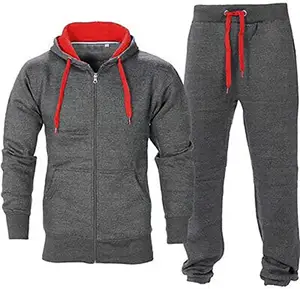 थोक कस्टम जिपर मखमल 2 टुकड़े Tracksuits