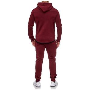 Top qualité bonne conception professionnelle 100% polaire logo personnalisé survêtement/gym & formation survêtement pour hommes - Product Image 5