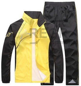 Wholesale OEM Fitted Sweatsuit Tracksuit Zipper Hoodies Jogging Men Jogger <b>Track</b> <b>Suit</b> - Product Image 1