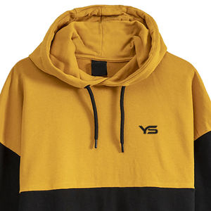 Yaseen Sports Full Custom Panel Pullover Hoodie for Men Super Soft <b>Fleece</b> <b>Sweatshirts</b> Plus Size Blank Plain Design - Product Image 2