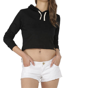 Pull-over polaire à manches longues pour femmes, sweat à capuche avec logo personnalisé, grande taille XL, col montant élégant, broderie, décoration, OEM - Product Image 1