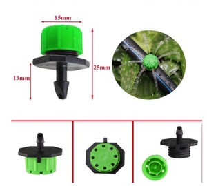 Sistema de <span class=keywords><strong>riego</strong></span> <span class=keywords><strong>por</strong></span> <span class=keywords><strong>goteo</strong></span> ajustable para jardín, Micro aspersor de 8 agujeros, emisor de agua para agricultura, gotero, gran oferta - Product Image 3