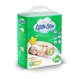 Little Star-pañal de bebé desechable, calidad Premium, a precio competitivo, con cinta elástica, de Turquía - Product Image 3
