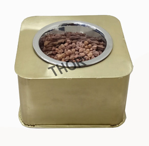 Stainless Steel Food and Water Bowls for Small to Large Dogs AndFood Bowl Dogs and <b>Cats</b> Pet <b>Feeder</b> Brass PolishedStainless Steel - Product Image 1