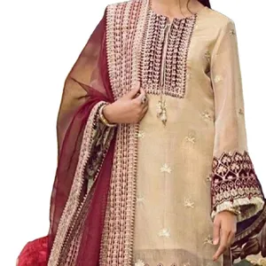 Bello Designer Pakistano e Indiano Diritto salwar kameez vestiti del progettista etnico pakistano Vestito Da AJM Commercio Casa