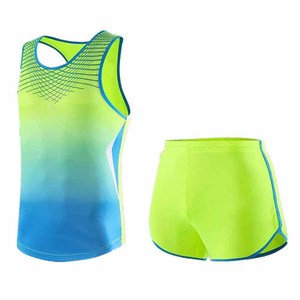 Ensemble de survêtements de sport sublimés personnalisés avec logo pour hommes, enfants et jeunes – Maillot de course et de course à pied une pièce - Product Image 1