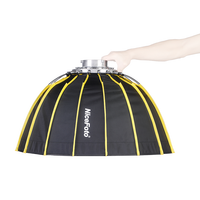 NiceFoto LED-60cm Bowens mont Parabolique lumière douce boîte profonde doux boîte avec grille rapide mis en place