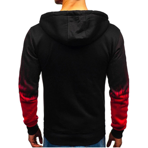Ventes en gros de manteaux d'hiver pour hommes de haute qualité, à capuche, en polaire, coupe-vent, respirants, matelassés, grande taille, fermeture éclair 3XL - Product Image 4