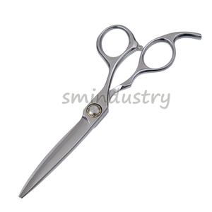 Ciseaux de barbier professionnels, vente en gros, pouces, en acier inoxydable 440C, avec repose-doigt réglable (SC04) - Product Image 1