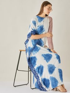 Kaftan hecho a mano Tie-Dye, maxi vestido largo para niñas, mangas holgadas, ropa de verano para playa, ropa Sexy hasta el suelo, traje Natural - Product Image 2
