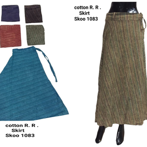 2022 moda de verano elegante bordado transpirable algodón hasta el suelo falda estampado diseño cintura Natural falda ecológica - Product Image 2