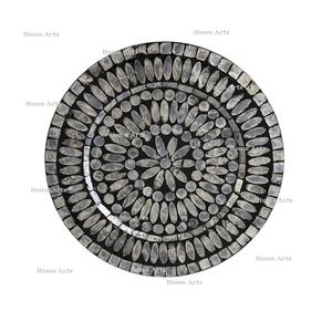 Lot de 2 assiettes de travail en nacre pour le restaurant, design tendance, dessus de table, pour la maison - Product Image 6