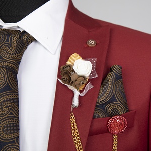 Traje de diseño moderno para hombre, traje masculino de diseño moderno y de alta calidad, ajustado, personalizado, nuevo, gran oferta - Product Image 6