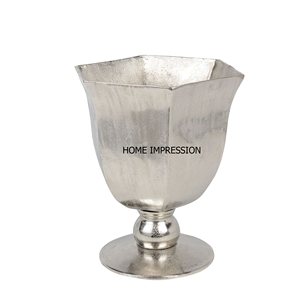 Refroidisseur de vin de jambe de piédestal noir en métal de qualité supérieure Design Standard extérieur et intérieur décoration de fête et de mariage seau à vin - Product Image 6