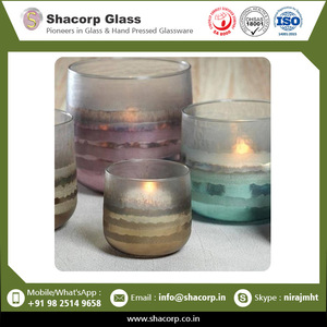 <b>Bulk</b> Supply Heavy Round Decorative Glass <b>Candle</b> Votive Available In Sizes At Wholesale Price - Product Image 4