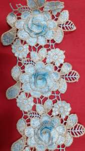 Personalizado bordado cordones disponibles en una gran variedad de patrones florales - Product Image 6