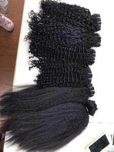 Extensiones de cabello humano de trama doble, mechones rectos de Remy virgen vietnamita, Kindki, alta calidad, precio al por mayor - Product Image 4