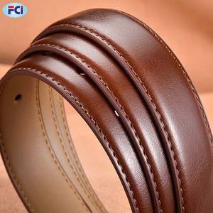 Ceinture en cuir de vachette pour hommes de haute qualité en alliage supérieur pour boucle longueur personnalisée pour les affaires et les loisirs - Product Image 5