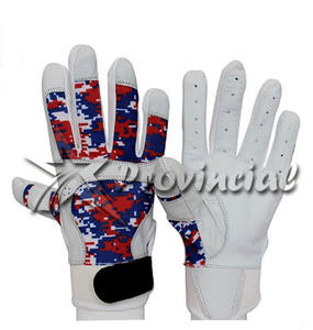 Vente de gros Gants de baseball Pro confortables en cuir personnalisés avec surface en PVC Équipement de protection des mains d'extérieur pour jeunes Logo personnalisé - Product Image 4